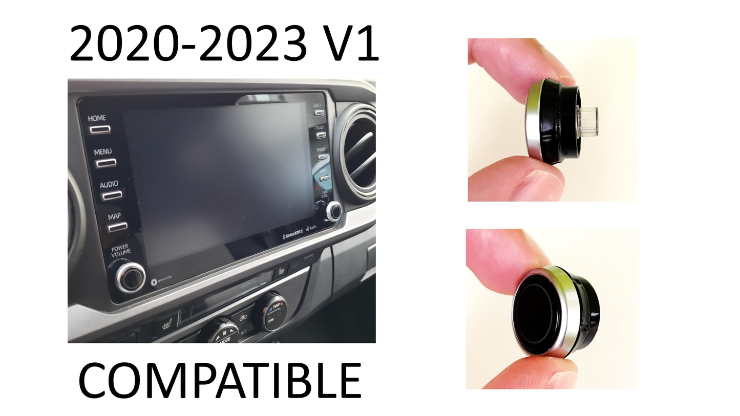 Radio Knobs (2020-2023 Tacoma V1) - VOODOO BLUE
