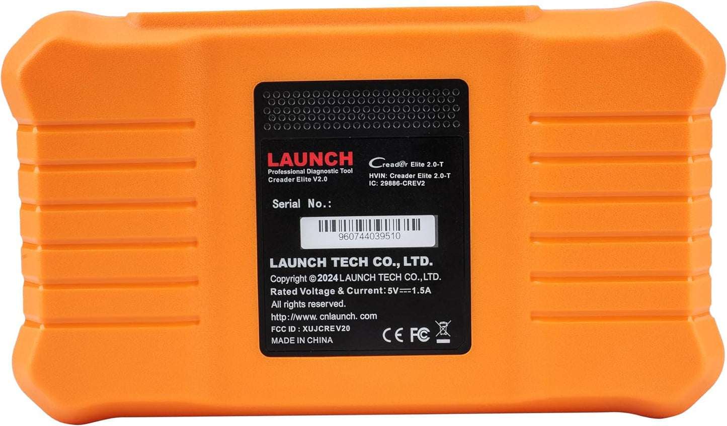 LAUNCH Creader Elite V2.0 fit for Toyota Lexus Bi-Directional Scan Tool, Full System OBD2 Scanner, All Reset Service Code Reader, AUTOVIN, ECU Code, Battery Registration, Lifetime Free Update