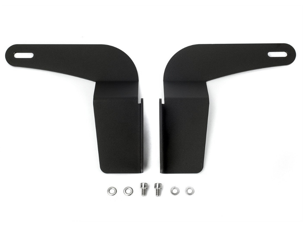 32" Lower Bumper Flush LED Light Bar Mounting Brackets For 2005-2015 Toyota Tacoma