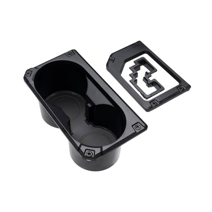 V2 Oversize Cup Holder + Shifter/Shift Gate Trim Rings (2014-2021 Tundra) - BLACK