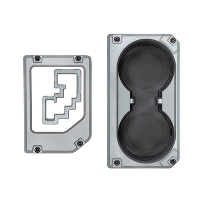 V2 Oversize Cup Holder + Shifter/Shift Gate Trim Rings (2014-2021 Tundra) - LUNAR ROCK