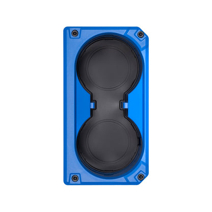 V2 Oversize Cup Holder + Shifter/Shift Gate Trim Rings (2014-2021 Tundra) - VOODOO BLUE