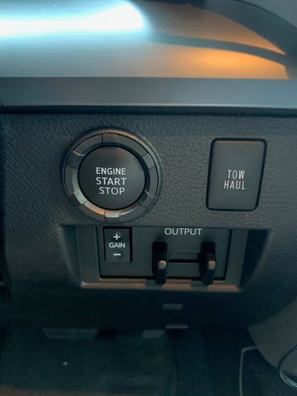 Start Button Ring + 4x4 Knob (2016-2023 Tacoma / 2020-2021 Tundra) - BLACK