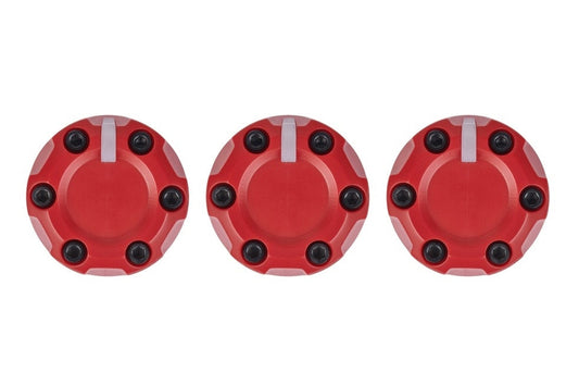 Climate Knobs (2005-2015 Tacoma) - 3 PACK - RED