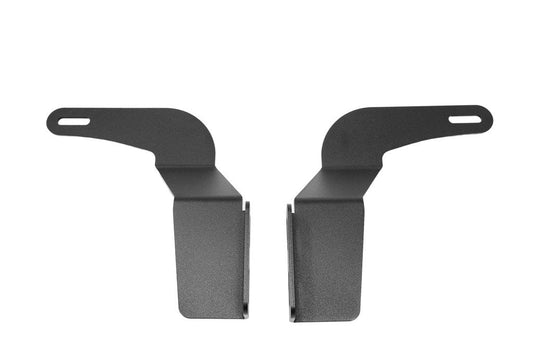 32" Lower Bumper Flush Slim Light Bar Mounting Brackets For 2016-2023 Toyota Tacoma