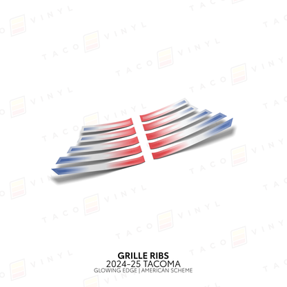 2024+ Tacoma Glowing Edge Grille Rib Decal