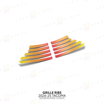 2024+ Tacoma Glowing Edge Grille Rib Decal