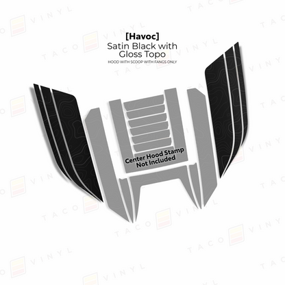 2024+ Tacoma/2025+ 4Runner Havoc Hood Scoop Stamp
