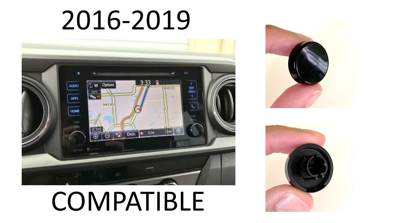 Radio Knobs (2016-2019 Tacoma) - ARMY GREEN