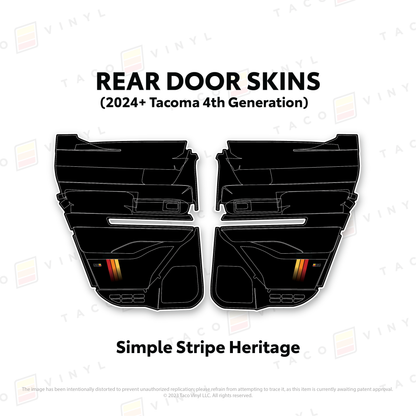 2024+ Tacoma Door Skins