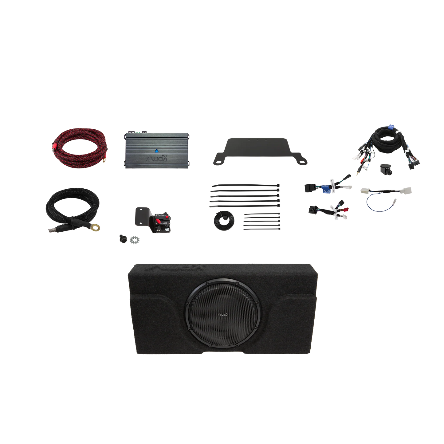 3GTCM-ASC2 | 2020 - 2023 TOYOTA TACOMA AMPLIFIER SUBWOOFER COMBO UPGRADE