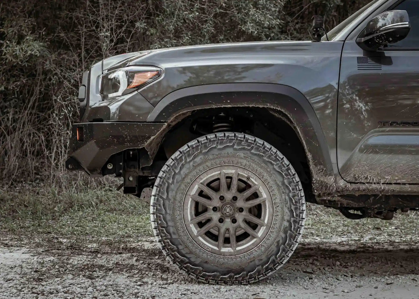 Hi-Lite Overland Toyota Tacoma Front Bumper 3rd Gen (2016-2023) [No Bull Bar]