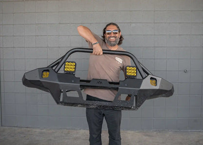 Hi-Lite Overland Toyota Tacoma Front Bumper 4th Gen (2024-2026) [Prerunner Bull Bar]