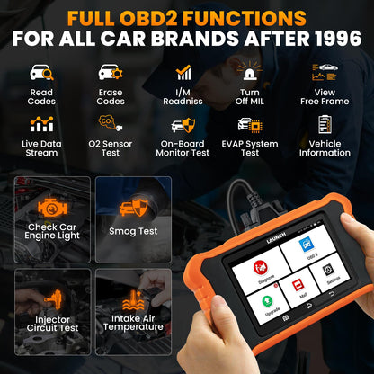 LAUNCH Creader Elite V2.0 fit for Toyota Lexus Bi-Directional Scan Tool, Full System OBD2 Scanner, All Reset Service Code Reader, AUTOVIN, ECU Code, Battery Registration, Lifetime Free Update