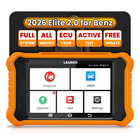 LAUNCH Creader Elite V2.0 fit for Toyota Lexus Bi-Directional Scan Tool, Full System OBD2 Scanner, All Reset Service Code Reader, AUTOVIN, ECU Code, Battery Registration, Lifetime Free Update