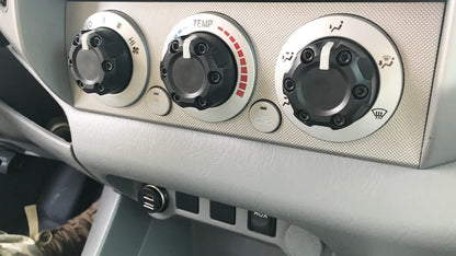 Climate Knobs (2005-2015 Tacoma) - 4 PACK - BLACK