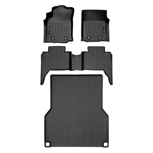 SmartCoverage™ Custom Fit Floor Liners For 2018-2023 Toyota Tacoma Double Cab (Manual Transmission)