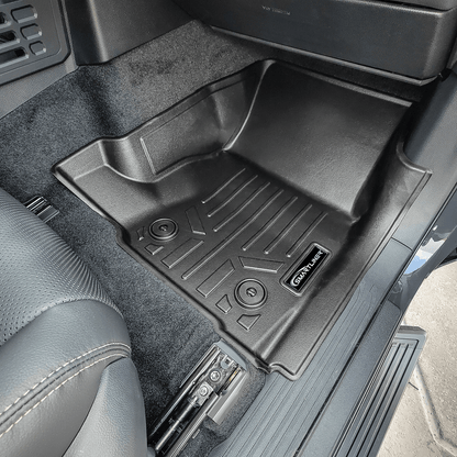 SMARTLINER Floor Liners for 2024-2026 Toyota Tacoma Double Cab (Only Fits[2nd Row Storage]