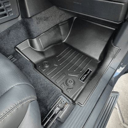 SMARTLINER All Weather Custom Fit Floor Liner Compatible With 2024-2025 Toyota Tacoma Carpet Xtra Cab with Manual Transmission