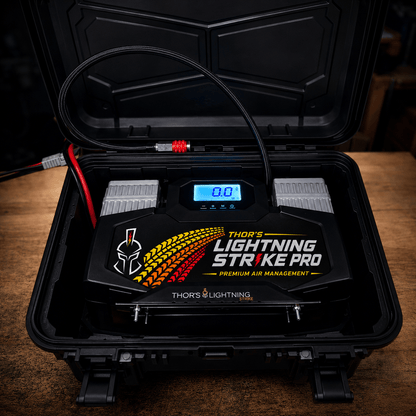 Thor’s Lightning AirVault StrikePro™ 12V Portable Air Compressor System | 10.6 CFM + Lockable Hard Case