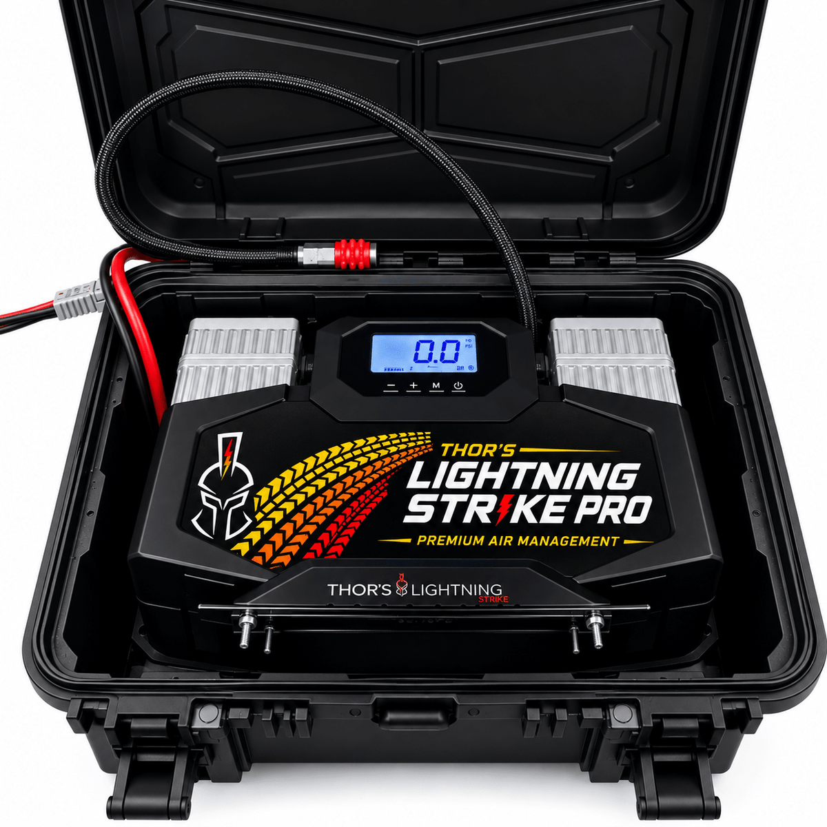 Thor’s Lightning AirVault StrikePro™ 12V Portable Air Compressor System | 10.6 CFM + Lockable Hard Case