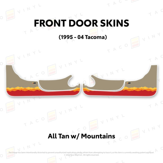1995-04 Tacoma Door Skins (Lower Section)