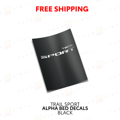 Alpha Bed Decals