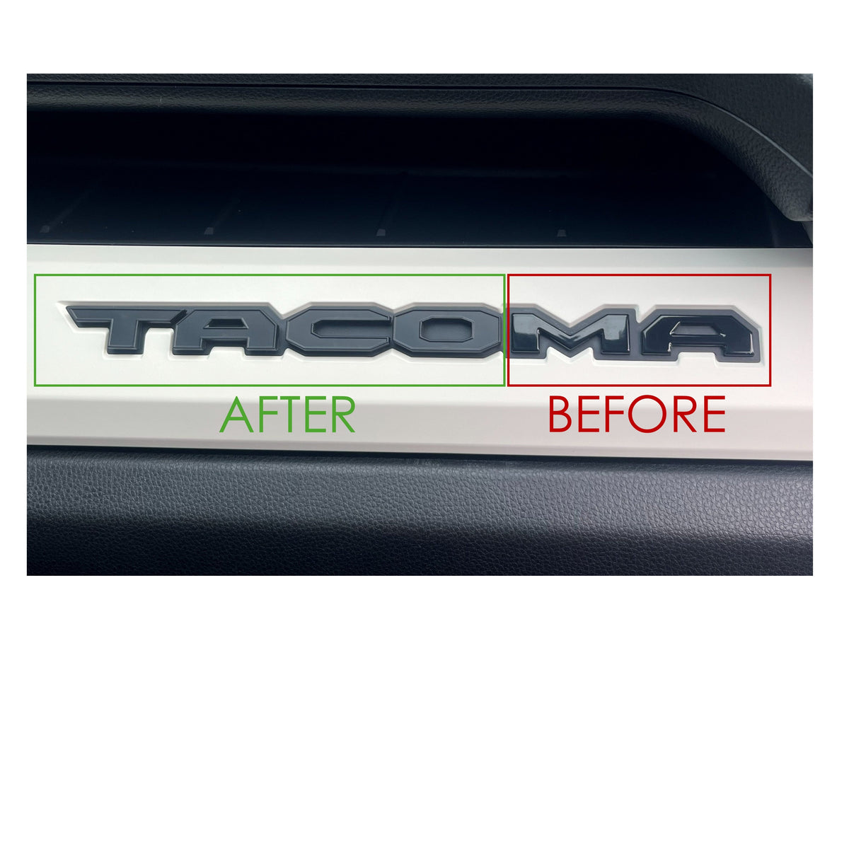 Glovebox Letters (2024+ Tacoma) - RED
