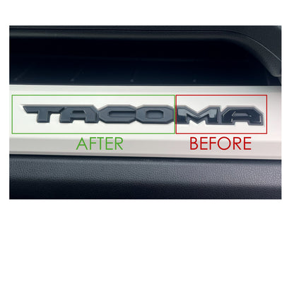 Glovebox Letters (2024+ Tacoma) - WHITE