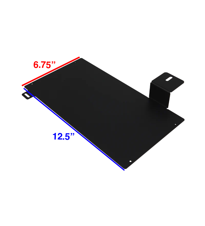 BKT-TCM24U | 2024 - Up Toyota Tacoma  under driver's seat amplifier mounting bracket