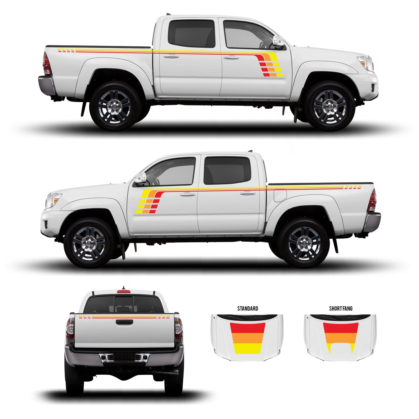 2005-15 Tacoma Checkered Stripe Kit