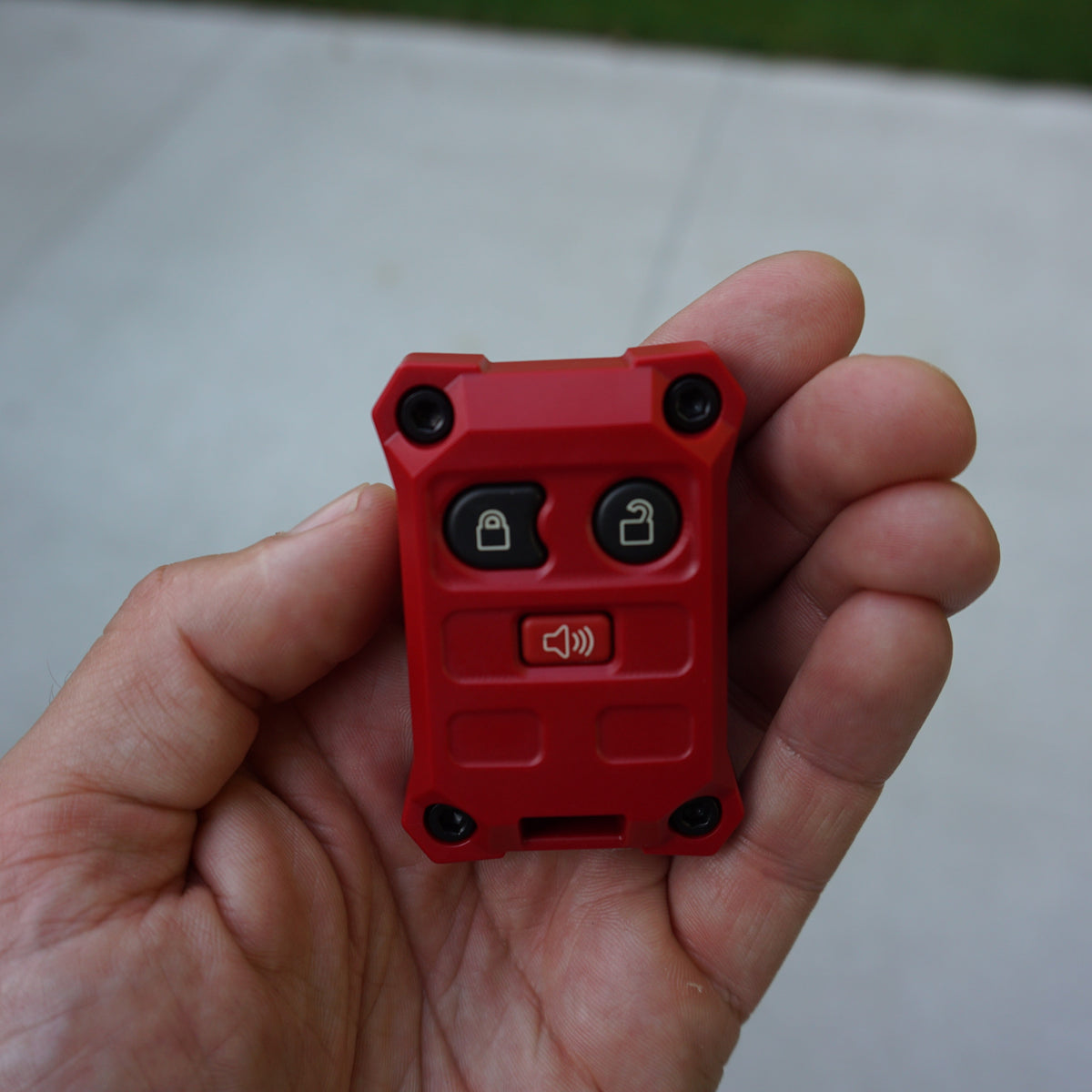 Injection Fob IF032 (Ford 3 Button) - RED