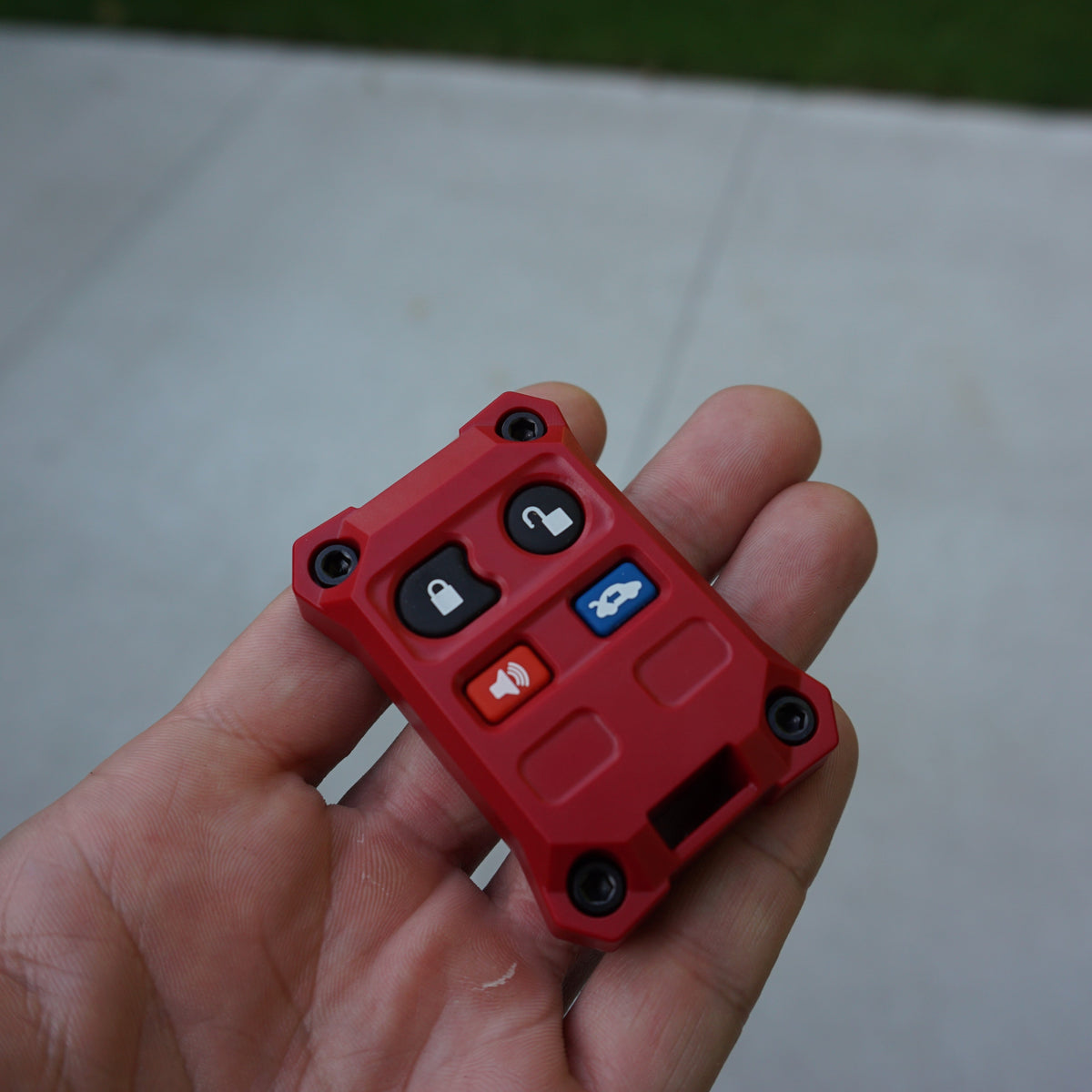 Injection Fob IF033 (Ford 4 Button) - RED