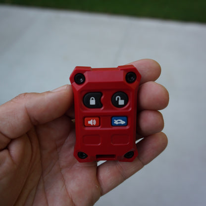Injection Fob IF033 (Ford 4 Button) - RED