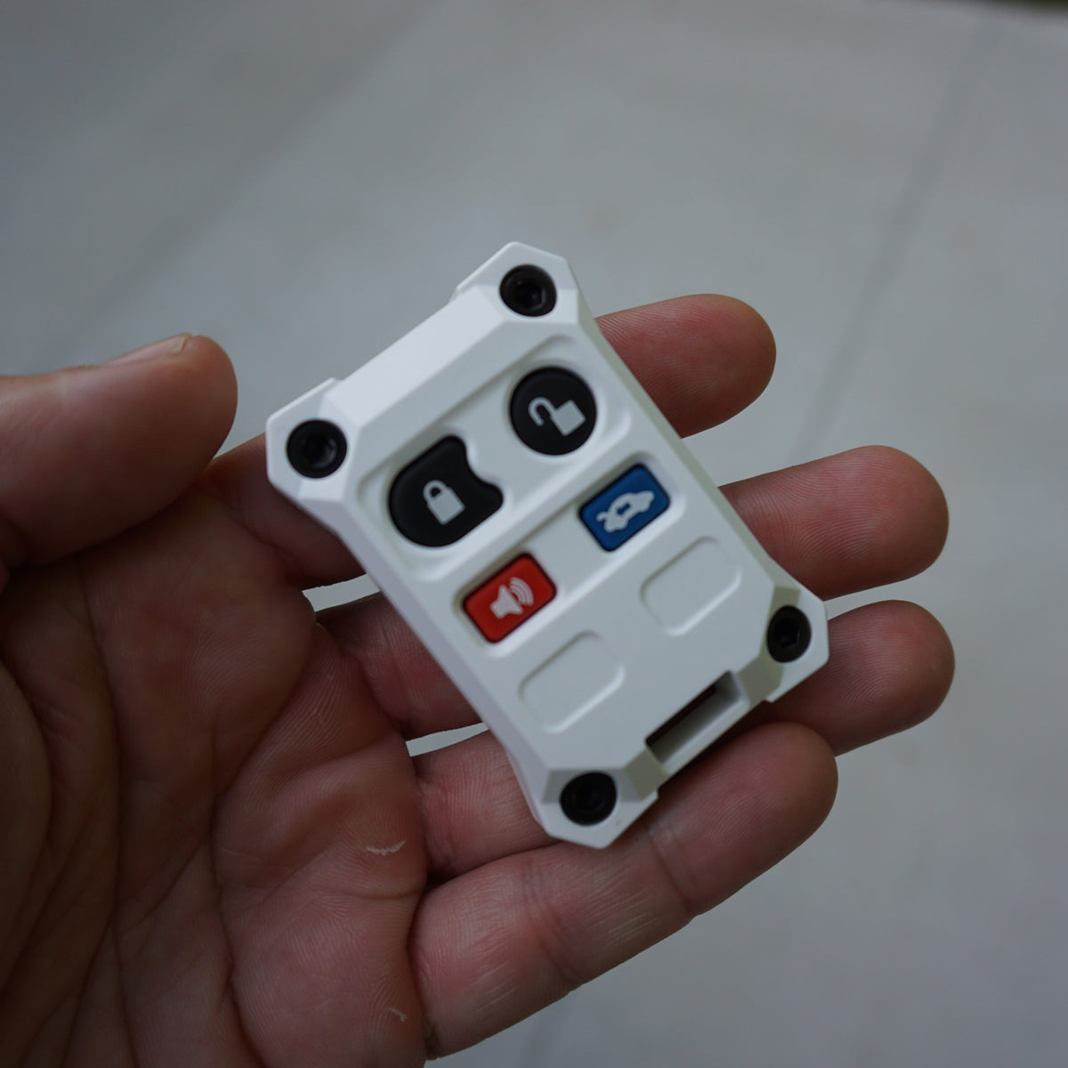 Injection Fob IF033 (Ford 4 Button) - WHITE