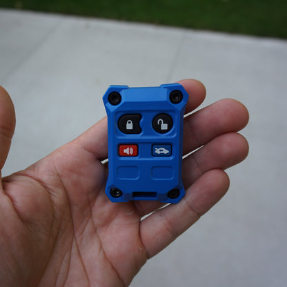 Injection Fob IF033 (Ford 4 Button) - BLUE