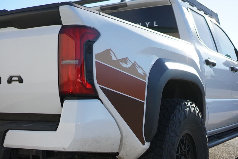 2024+ Tacoma Lower Bedside Decals