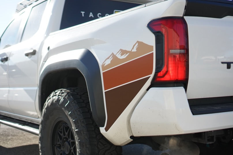 2024+ Tacoma Lower Bedside Decals