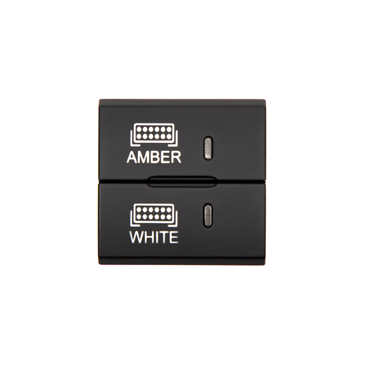 Square Style Dual Function Toyota OEM Style "AMBER & WHITE" Switch