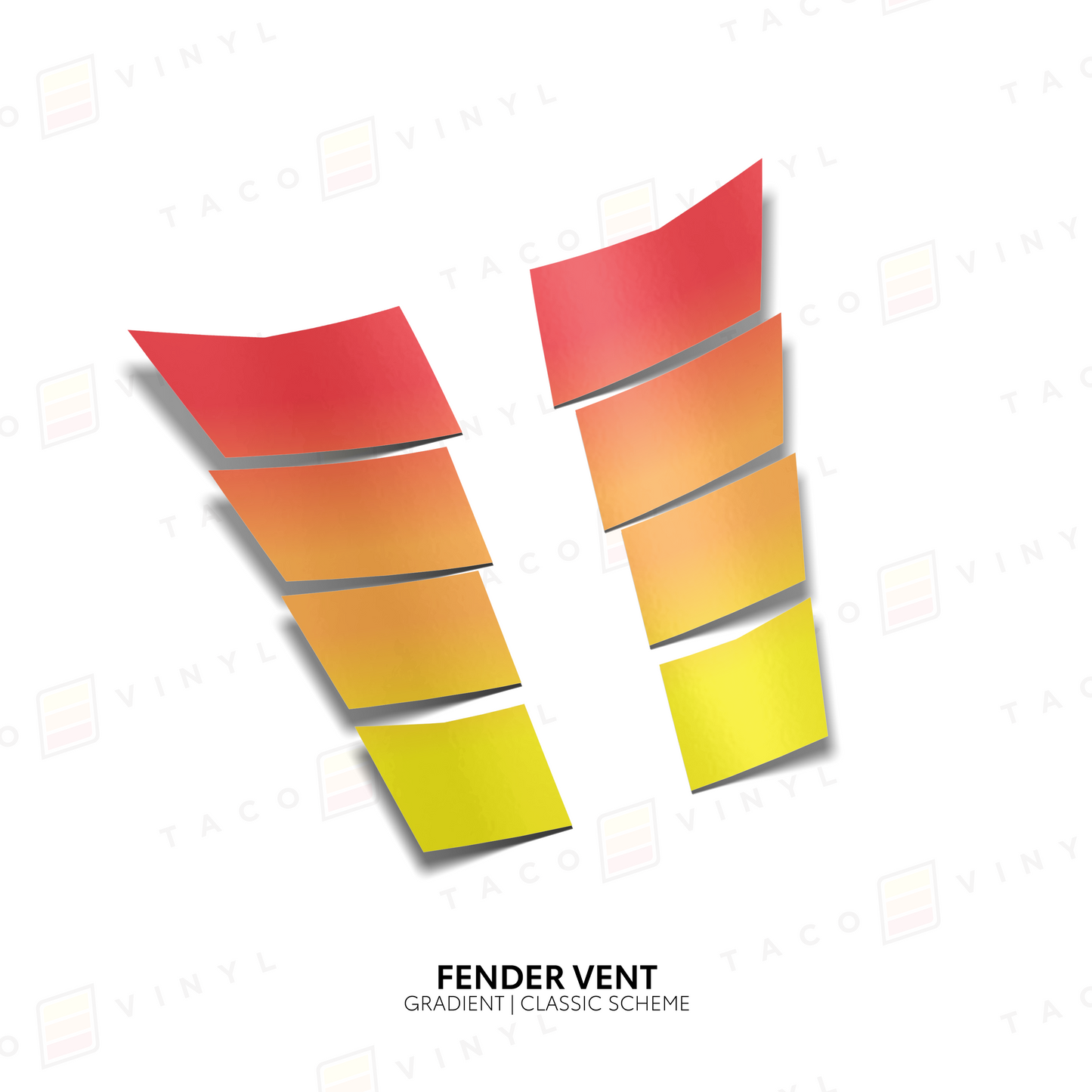 2024+ Tacoma/2025+ 4Runner Gradient Fender Vents