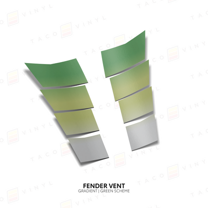 2024+ Tacoma/2025+ 4Runner Gradient Fender Vents