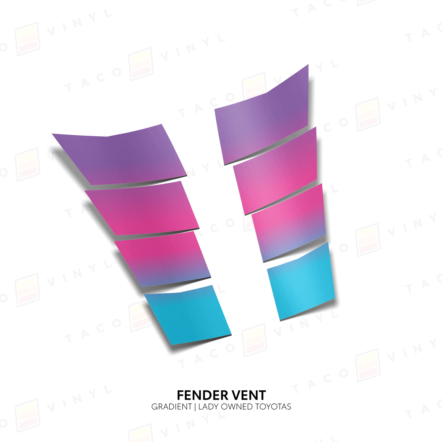 2024+ Tacoma/2025+ 4Runner Gradient Fender Vents