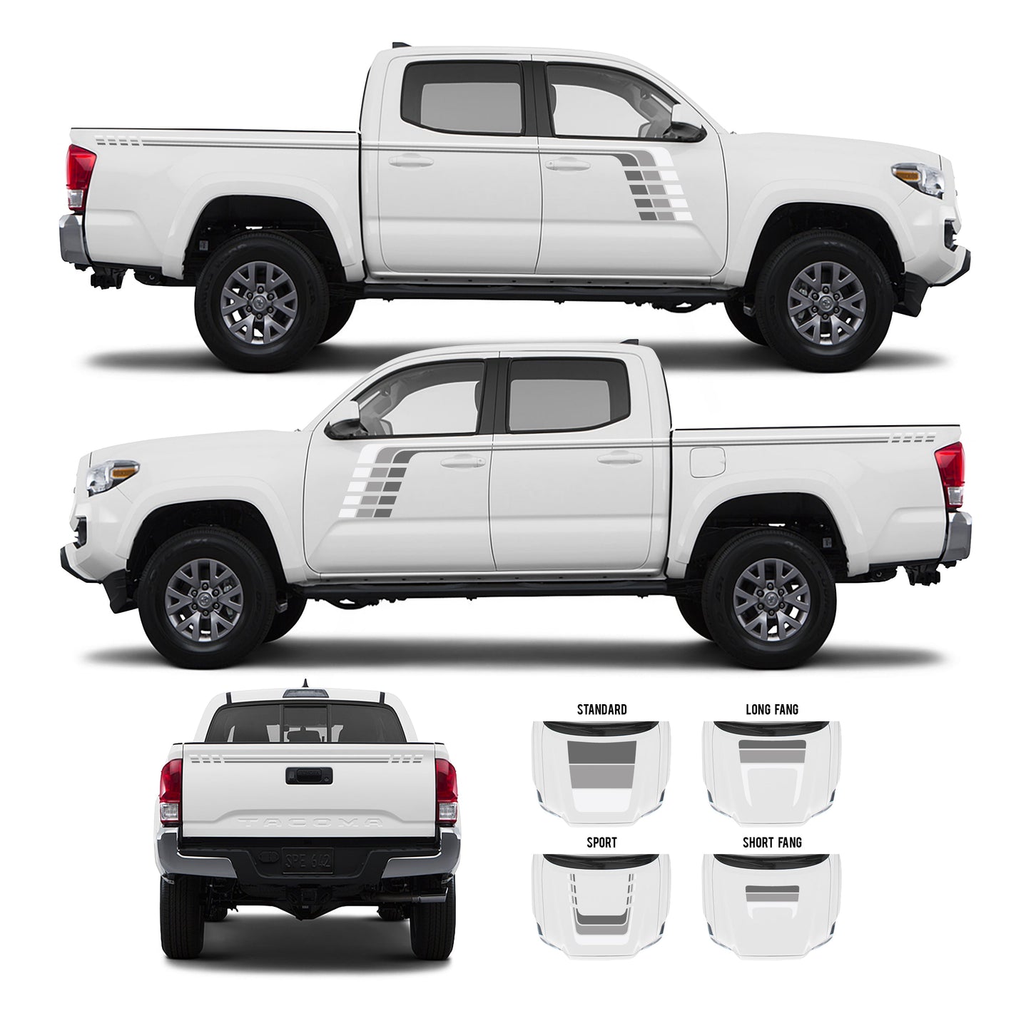 2016-2023 Tacoma Checkered Stripe Kit