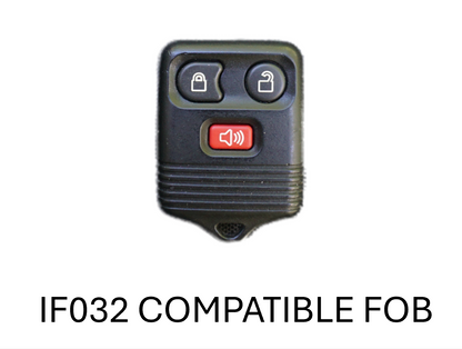 Injection Fob IF032 (Ford 3 Button) - RED