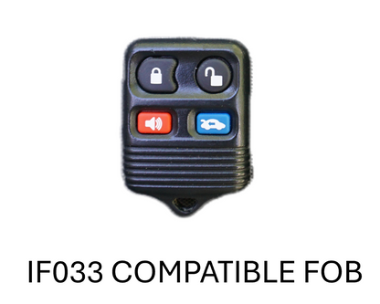Injection Fob IF033 (Ford 4 Button) - WHITE