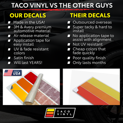 2016-2023 Tacoma Checkered Stripe Kit