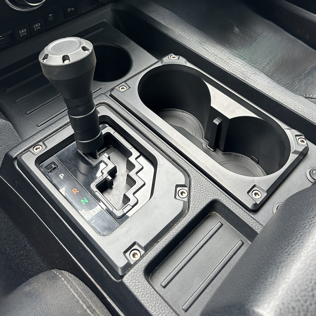 V2 Oversize Cup Holder + Shifter/Shift Gate Trim Rings (2014-2021 Tundra) - ARMY GREEN