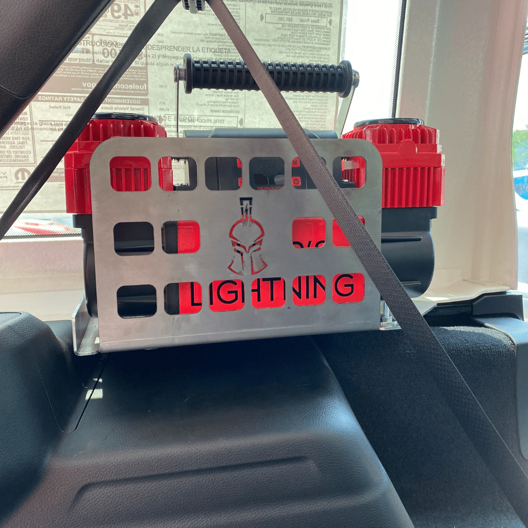 Thor’s Lightning Refuge MOLLE Air Compressor Mount for Jeep Wrangler JLU 2018–2026