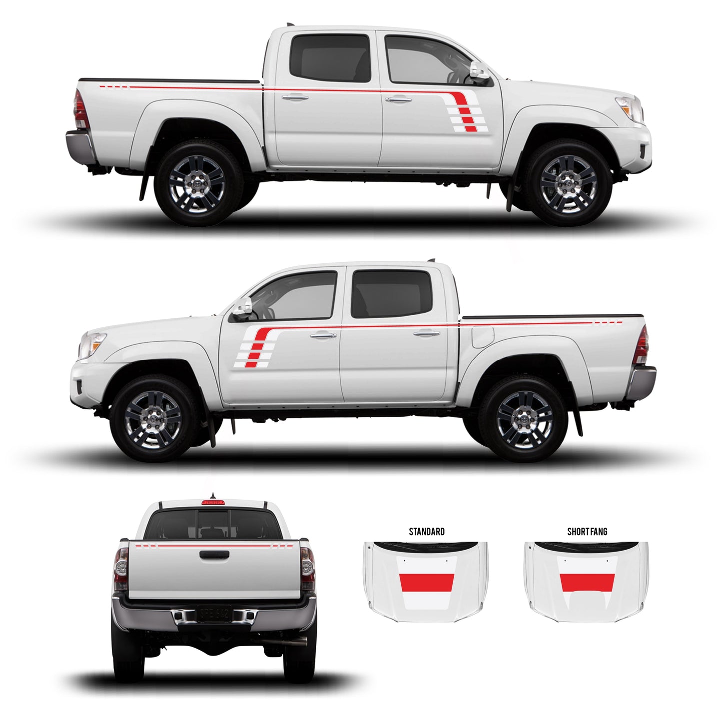 2005-15 Tacoma Checkered Stripe Kit