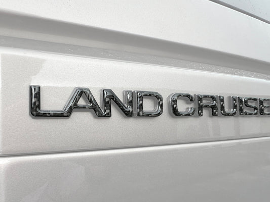 Rear Liftgate Letter Overlays Fits 2024-2026 Toyota Land Cruiser